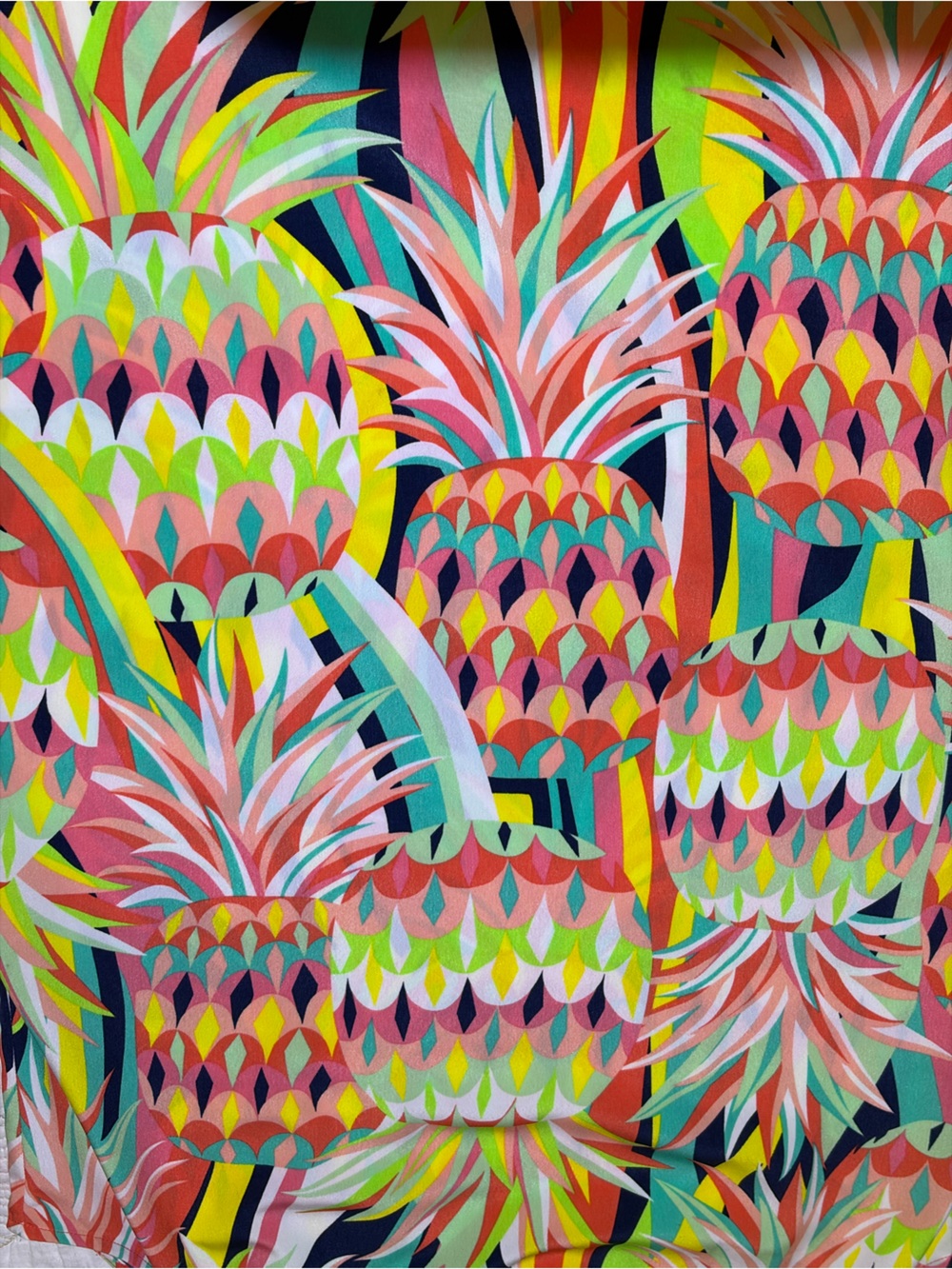 NWOT Crown & Ivy Colorful Tropical Pineapple Print Halter Style Sundress. XL - Picture 8 of 8